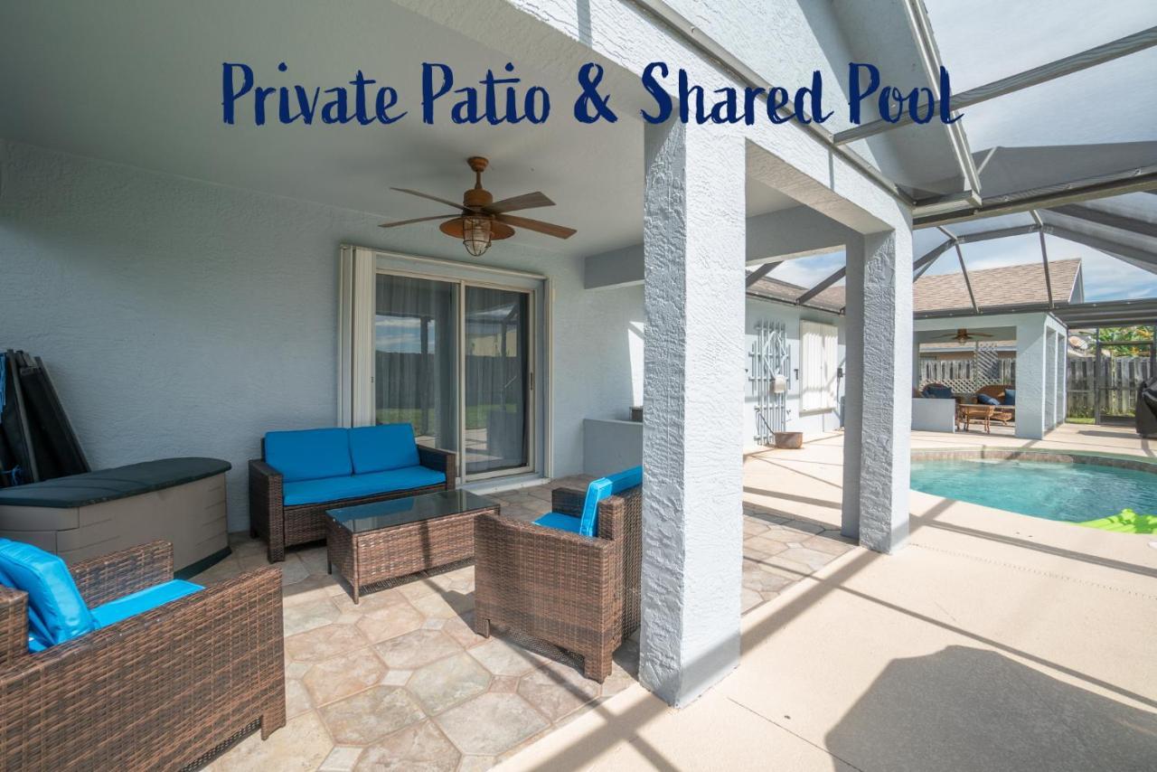 Serene Seaside Retreat - Dog Friendly - 2Br Townhouse With Shared Heated Pool Steps To Paradise Beach! Melbourne Luaran gambar